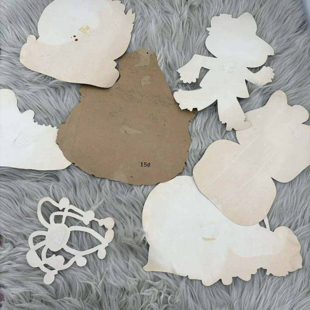 1970's AMERICAN VINTAGE HALLOWEEN‎ LITHOGRAPHED DIE-CUTS, LOT OF 7 - Picture 9 of 9